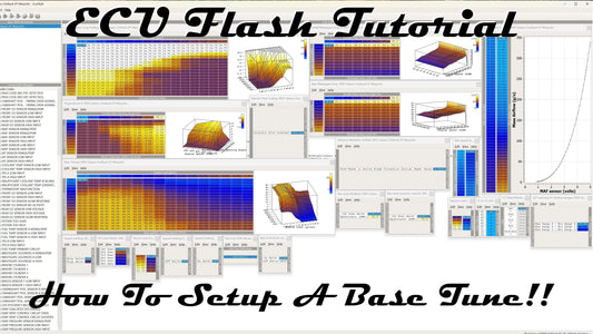 Base Tune and ECU Flash Walk-through: Tuning Crash Course!!