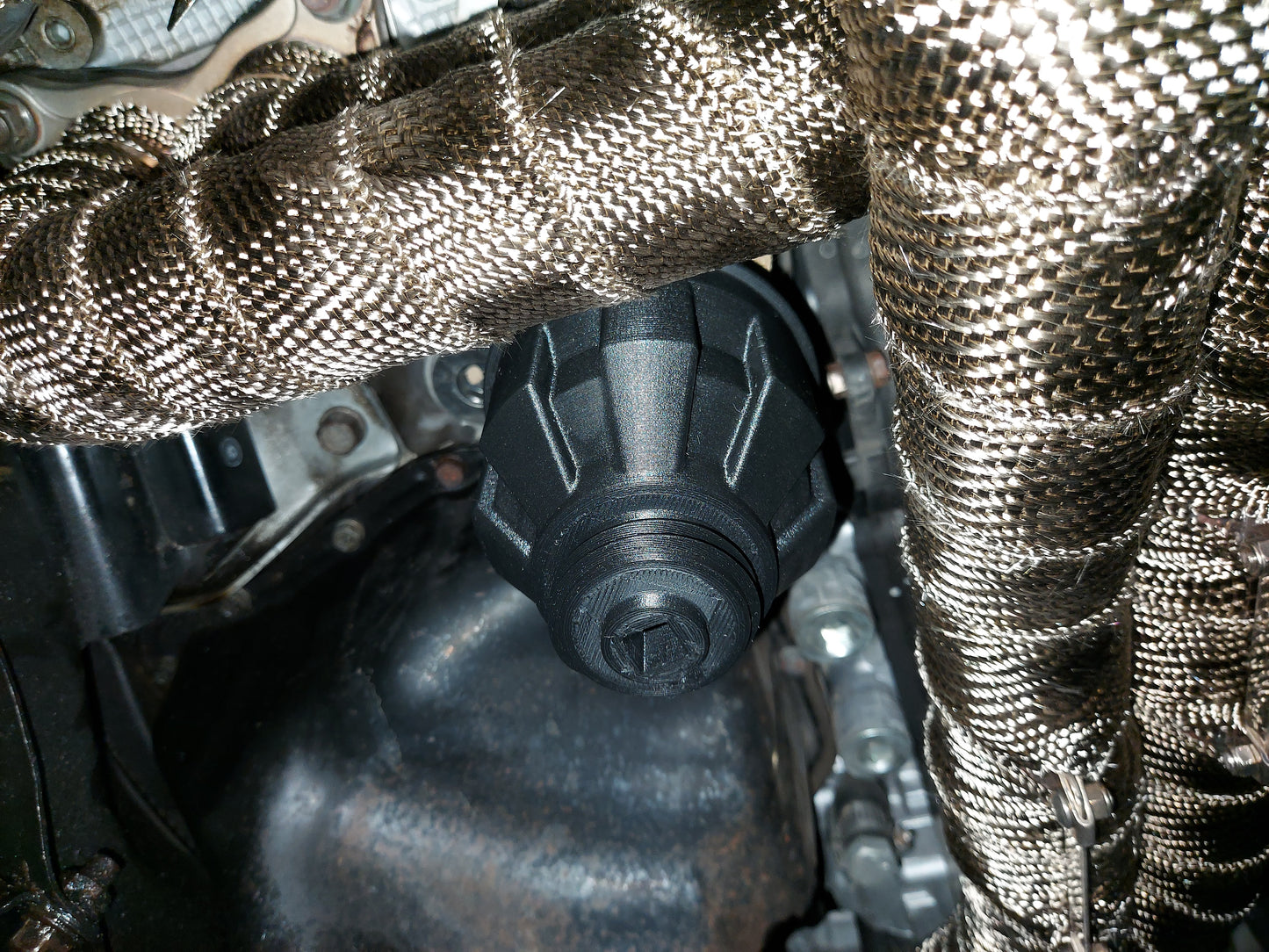 EJ Oil Funnel Tool Installed Bottom