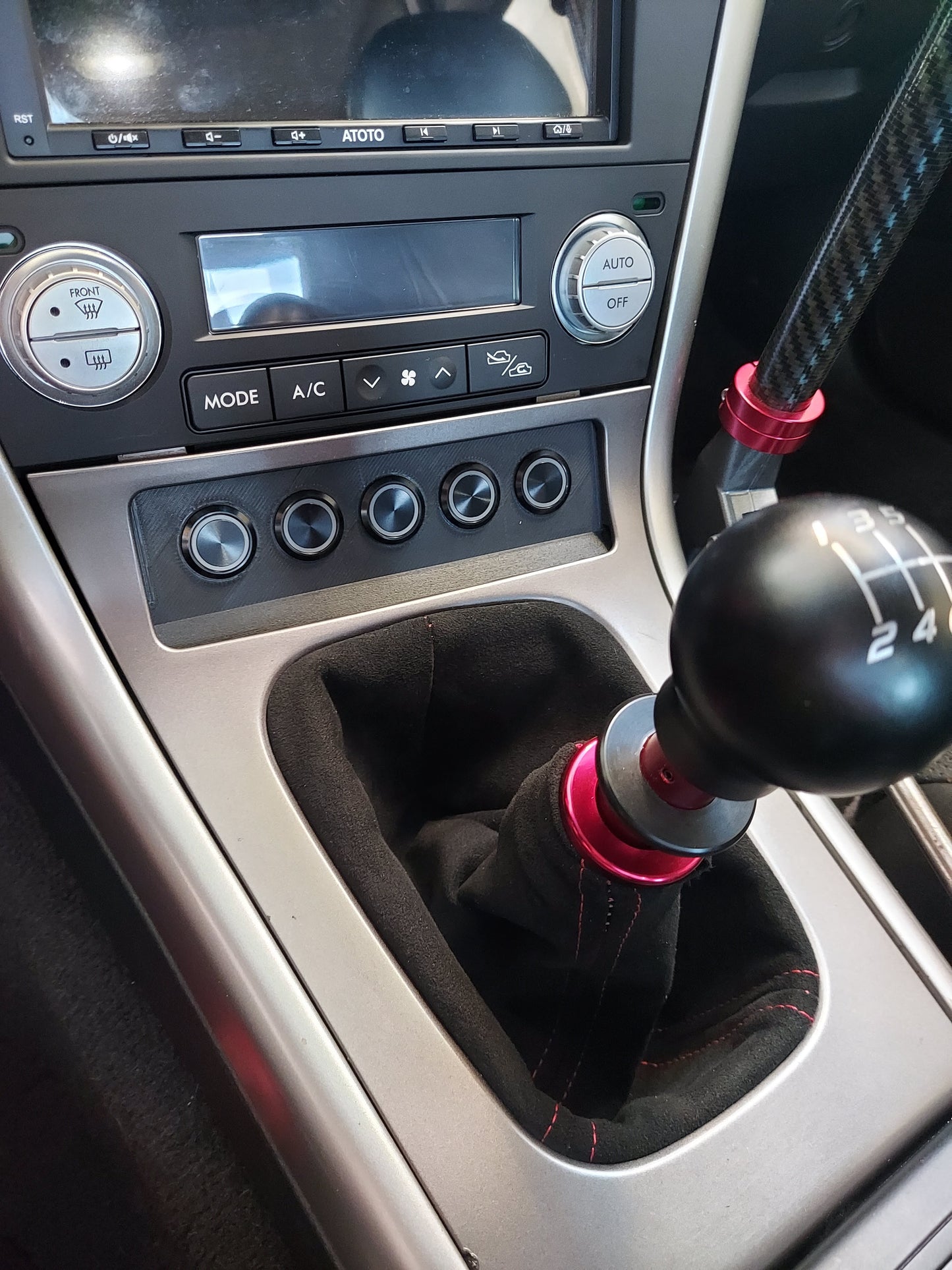 Subaru Outback/Legacy Switch Panel Installed