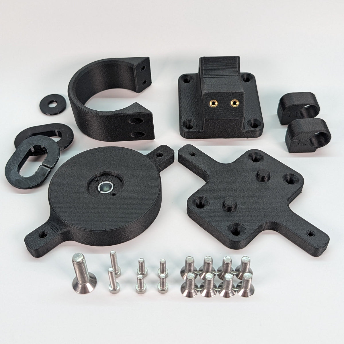 3D Printed Radium Surge Tank and Fuel Filter Spare Tire Mounts