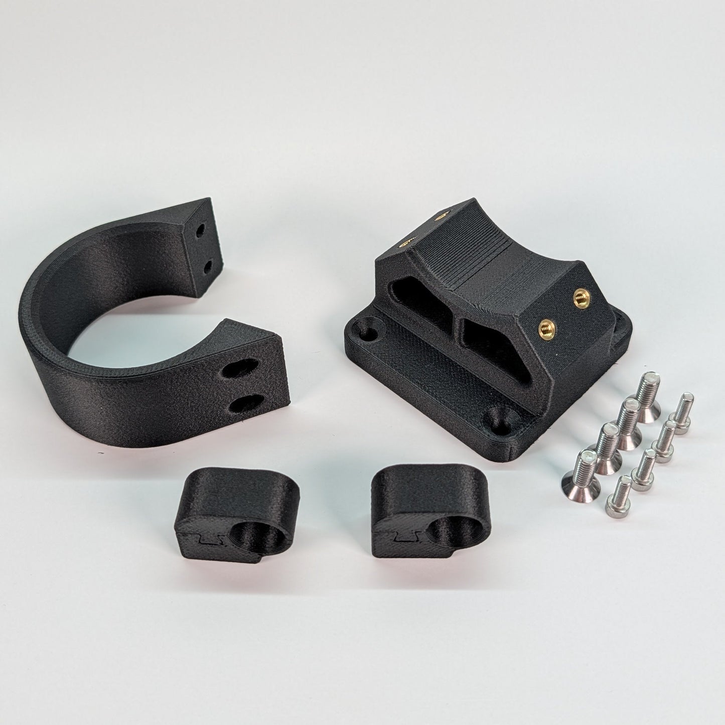 3D Printed Radium Fuel Filter Mount with Ghost Interlock Hose Mounts