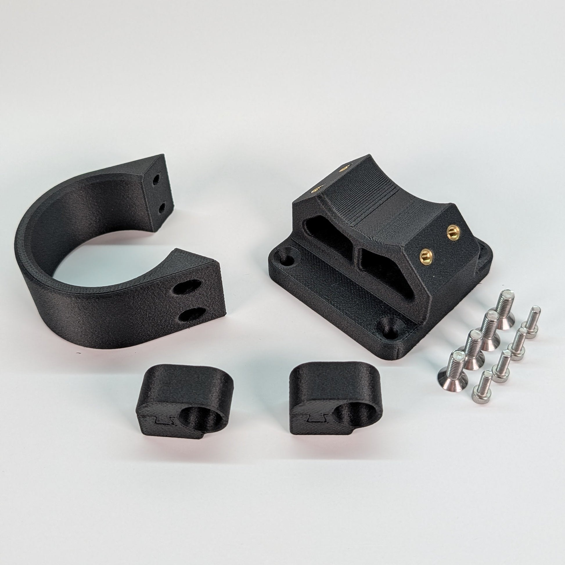 3D Printed Radium Fuel Filter Mount with Ghost Interlock Hose Mounts