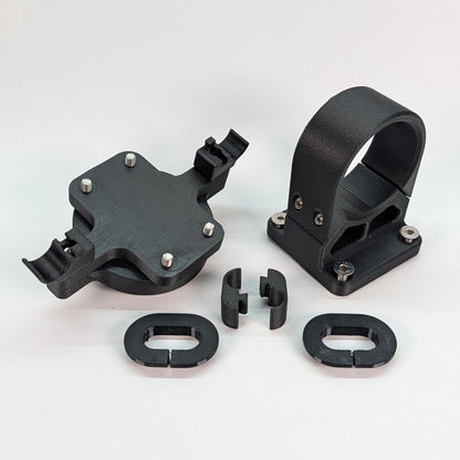 3D Printed Radium Surge Tank and Fuel Filter Mount Assembled
